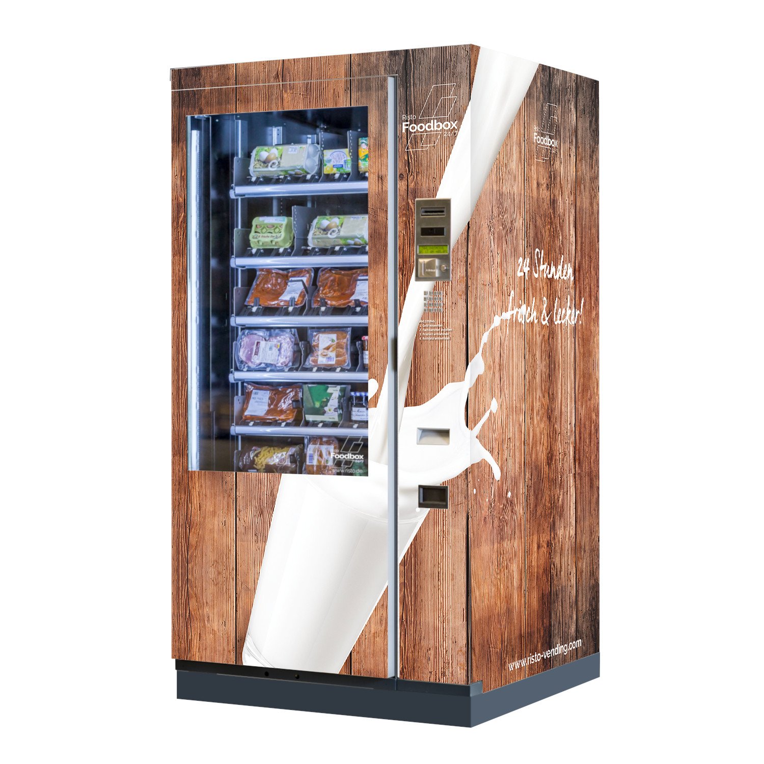 refrigerated vending machine 'Foodbox' verkaufsautomaten-risto-foodbox-braun
